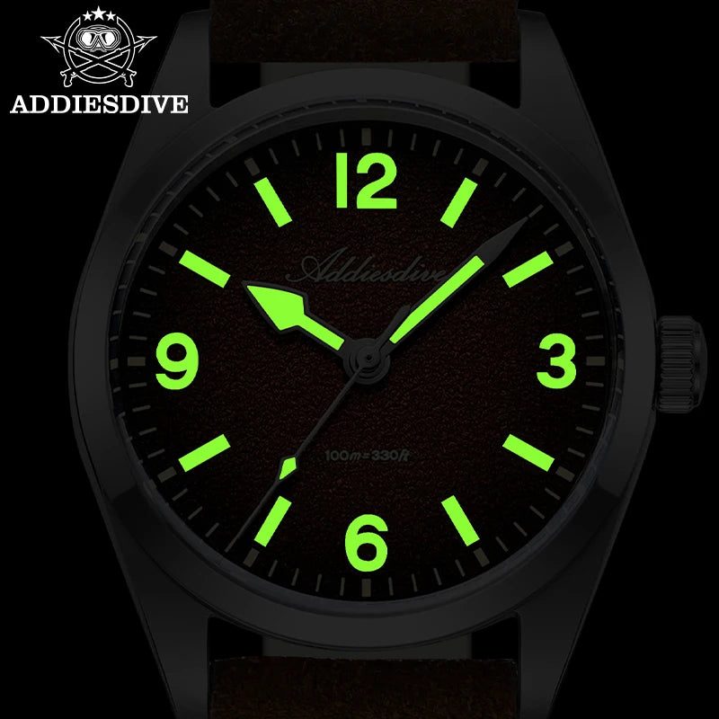 Montres Homme ADDIESDIVE en acier inoxydable