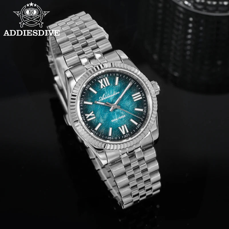 Montre Homme ADDIESDIVE , verre saphir de luxe, mouvement quartz