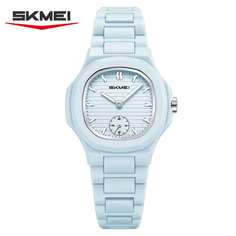 SKMEI 2678 New Fashion Lightweight Women's Quartz Watch Waterproof Luminous ABS Strap Casual Sports Women's Watch Montre Femme