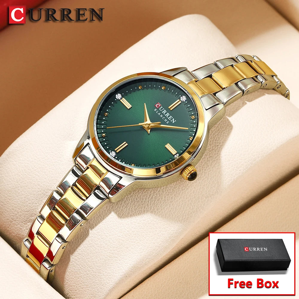 Montre pour femmes CURREN avec bracelet en acier inoxydable