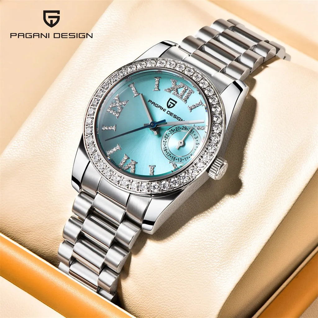 PAGANI DESIGN 2026 New 32MM Women's Wristwatch Elegant Luxury Quartz Watch For Women Fashion Waterproof Watches Sapphire Clock