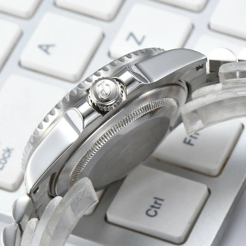 PARNIS Men Luxury Brand Wrist Watch Mens Sport Automatic Watches Man Mechanical Wristwatch 100m Waterproof Clock Luminous Montre