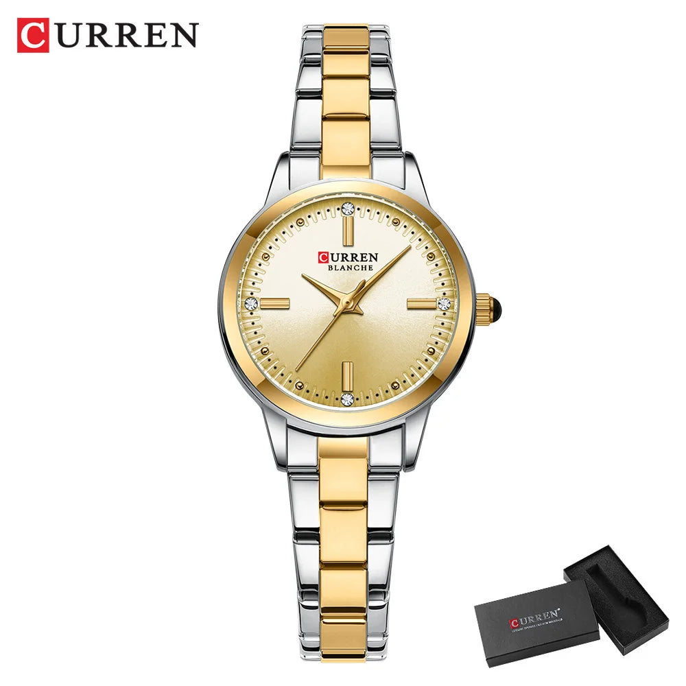 Montre pour femmes CURREN avec bracelet en acier inoxydable