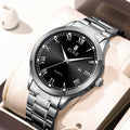 RUIGE Fashion Men's Watch Roman Scale Minimalist Men's Famous Watch Night Glow Waterproof Trendy Watch