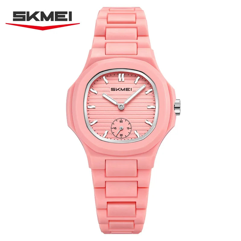 SKMEI 2678 New Fashion Lightweight Women's Quartz Watch Waterproof Luminous ABS Strap Casual Sports Women's Watch Montre Femme