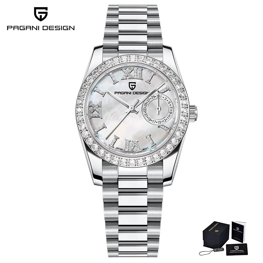 PAGANI DESIGN 2026 New 32MM Women's Wristwatch Elegant Luxury Quartz Watch For Women Fashion Waterproof Watches Sapphire Clock