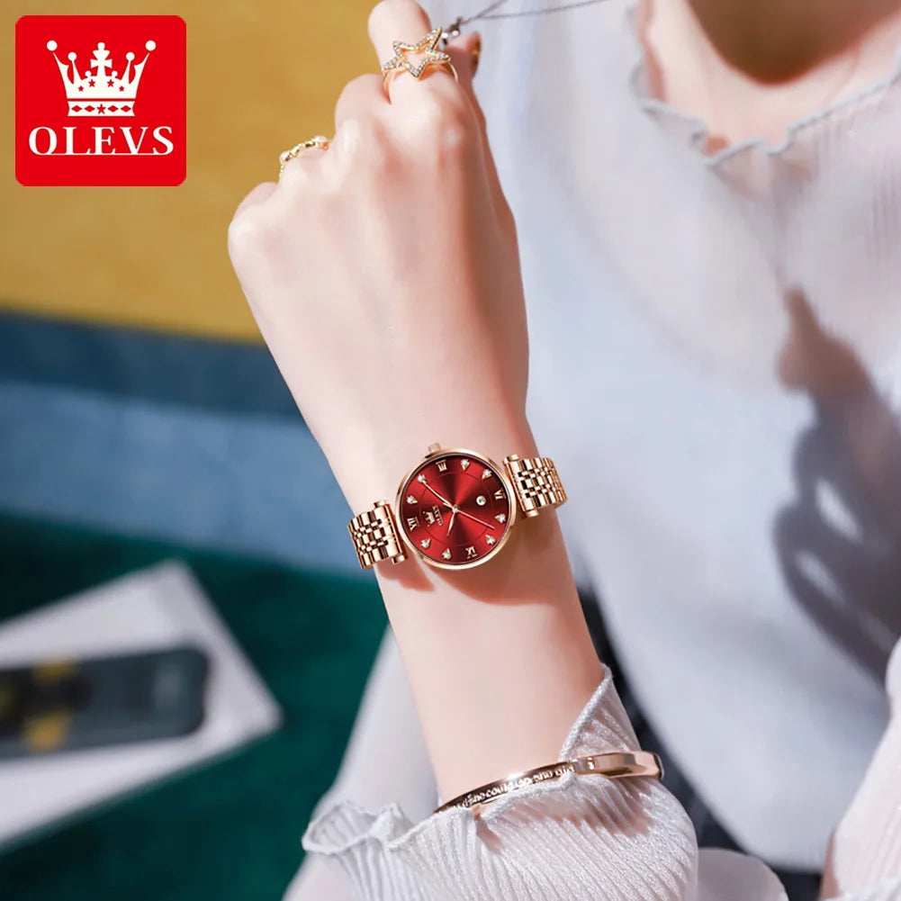 Montre pour femmes OLEVS, montre à quartz