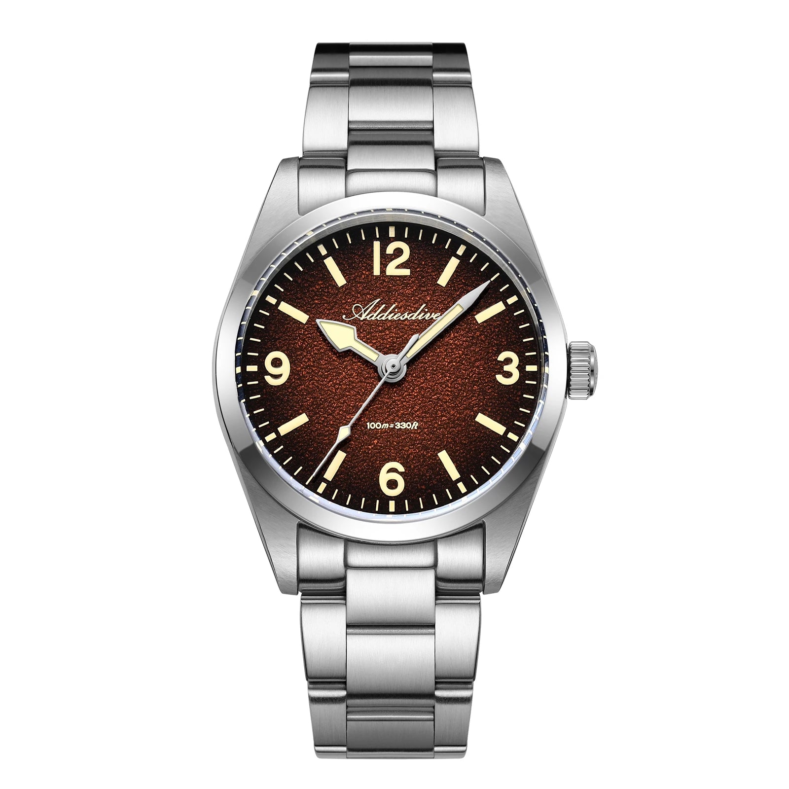 Montres Homme ADDIESDIVE en acier inoxydable