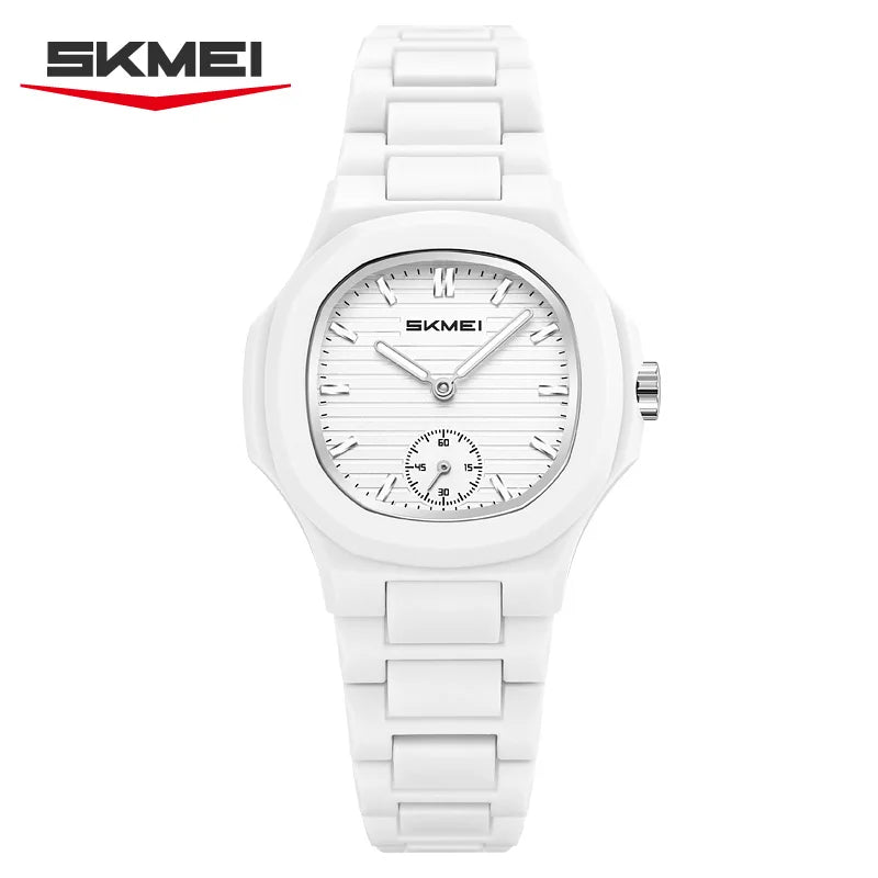 SKMEI 2678 New Fashion Lightweight Women's Quartz Watch Waterproof Luminous ABS Strap Casual Sports Women's Watch Montre Femme