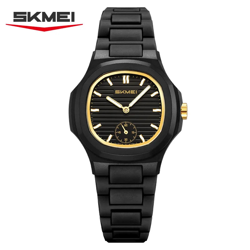 SKMEI 2678 New Fashion Lightweight Women's Quartz Watch Waterproof Luminous ABS Strap Casual Sports Women's Watch Montre Femme