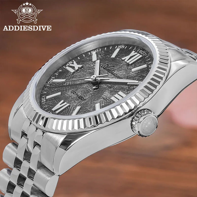 Montre Homme ADDIESDIVE , verre saphir de luxe, mouvement quartz