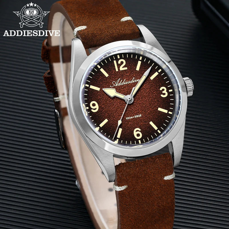 Montres Homme ADDIESDIVE en acier inoxydable