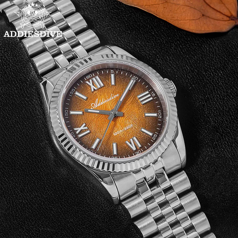 Montre Homme ADDIESDIVE , verre saphir de luxe, mouvement quartz