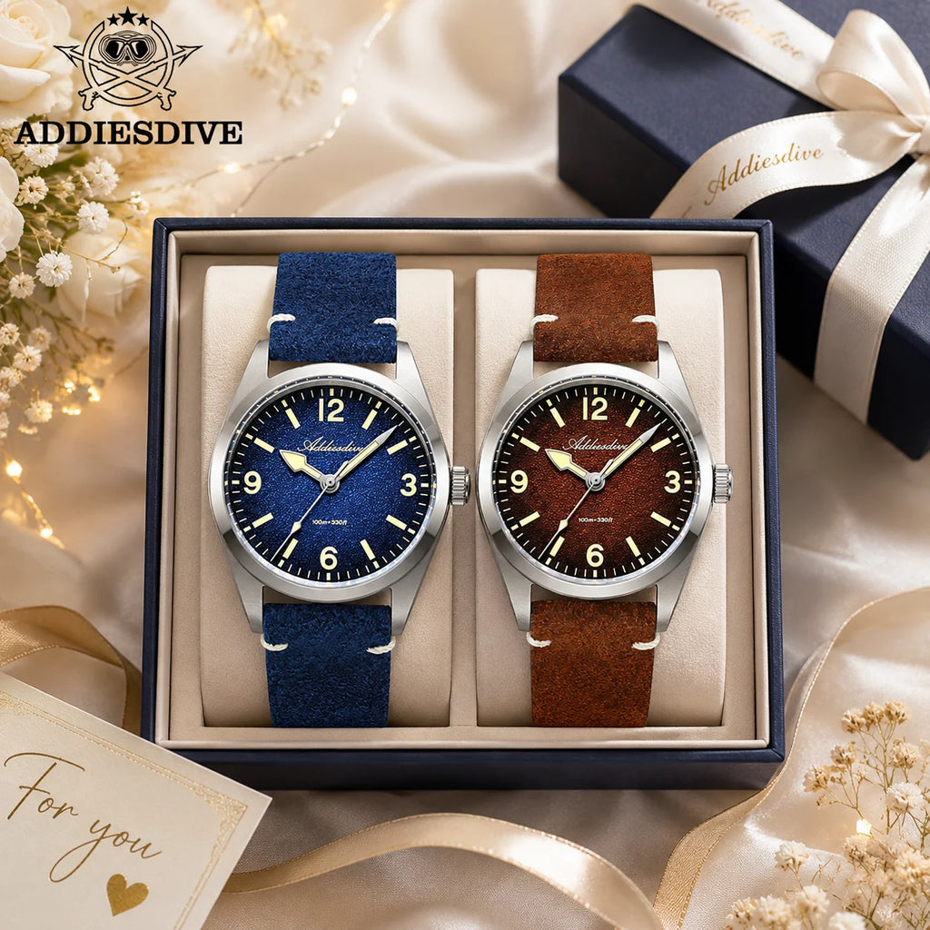 Montres Homme ADDIESDIVE en acier inoxydable