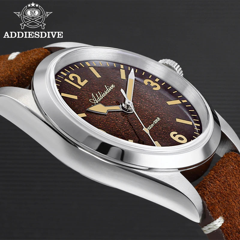 Montres Homme ADDIESDIVE en acier inoxydable