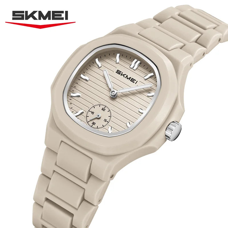 SKMEI 2678 New Fashion Lightweight Women's Quartz Watch Waterproof Luminous ABS Strap Casual Sports Women's Watch Montre Femme