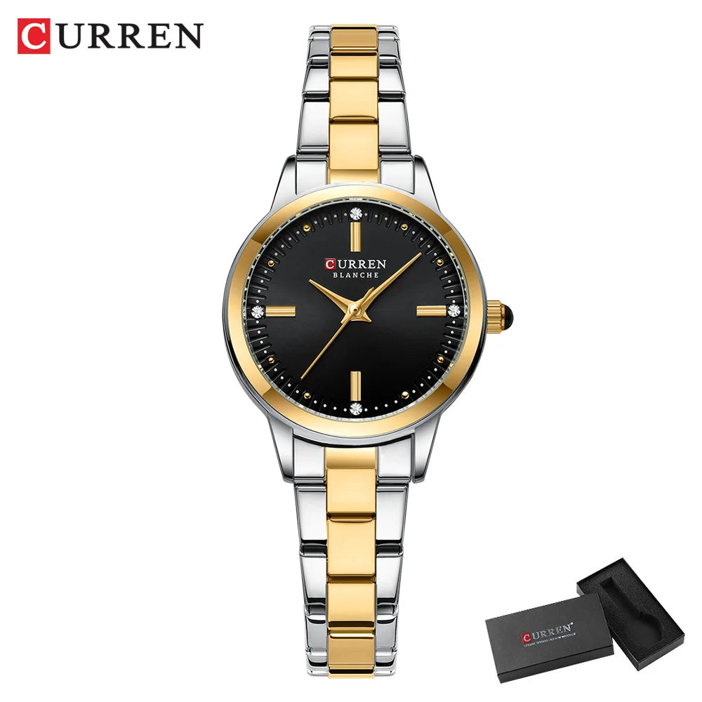 Montre pour femmes CURREN avec bracelet en acier inoxydable